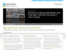 Tablet Screenshot of easycatalog.net